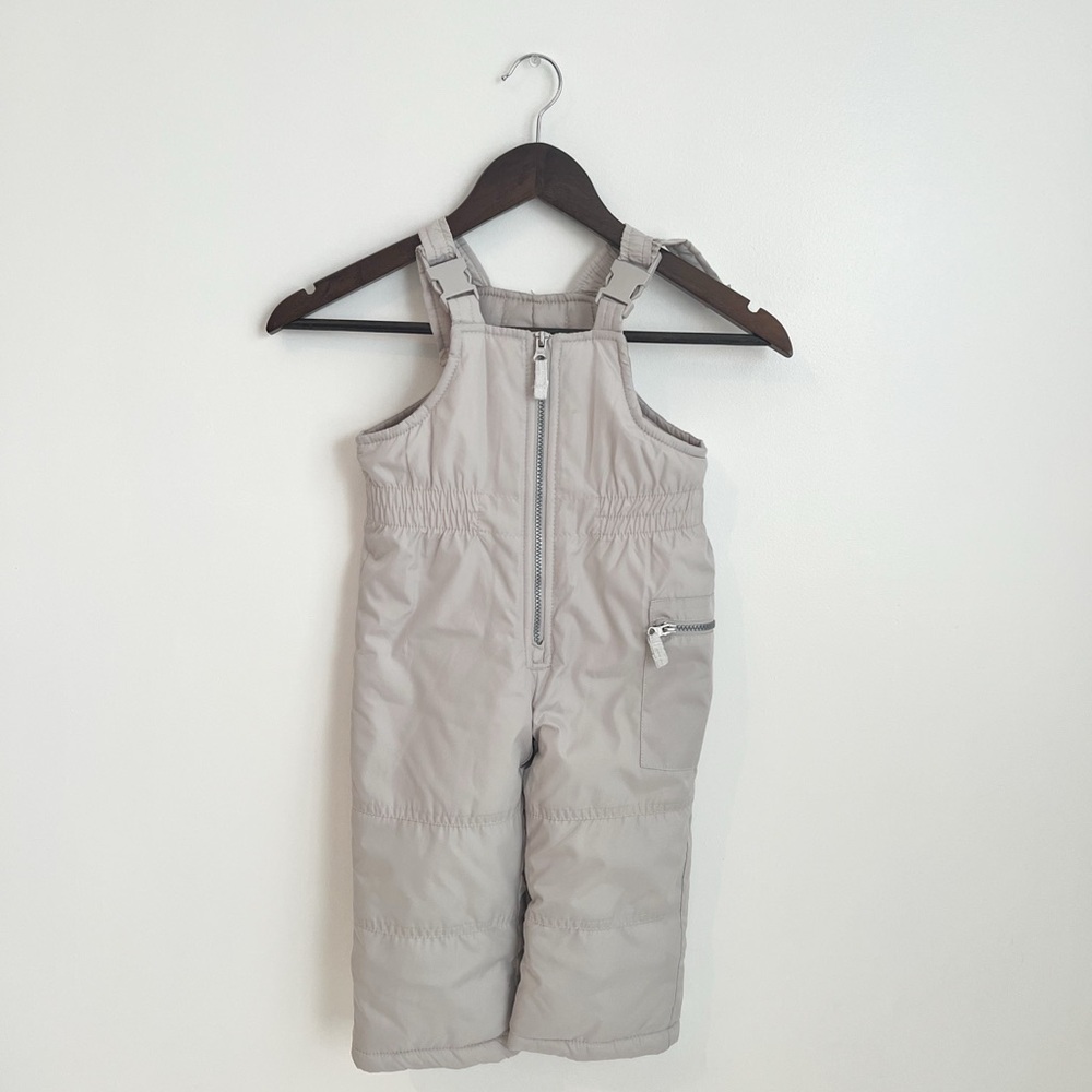 Carter's Light Gray Toddler SnowSuit Overalls